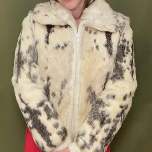 Real Rabit Fur Jacket
